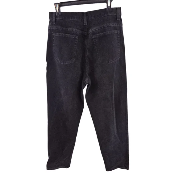 L.L. Bean Size 14T Original Fit Relaxed Jeans Black - Picture 2 of 4